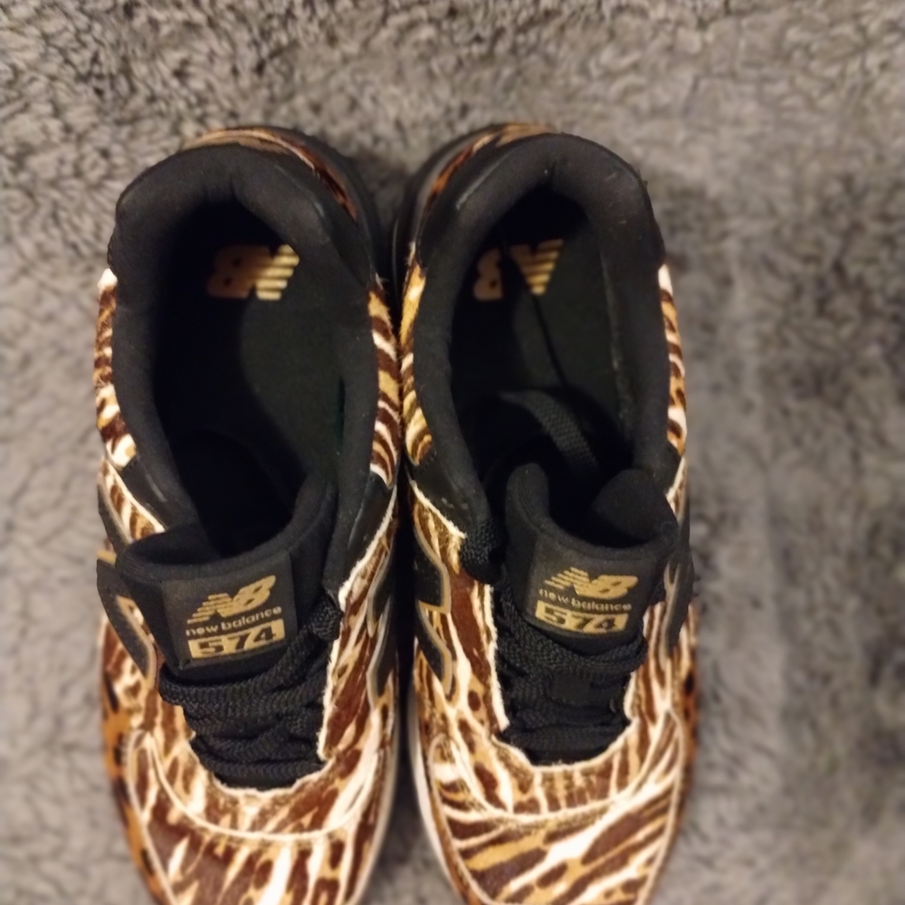 New Balance 574 Women’s Size 7 Leopard Print Sneakers NWOT - Picture 5 of 9